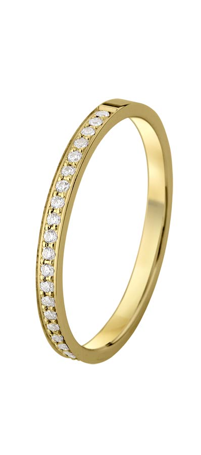 533687-5100-001 | Memoirering Lüneburg 533687 585 Gelbgold, Brillant 0,185 ct H-SI100% Made in Germany   1.678.- EUR   