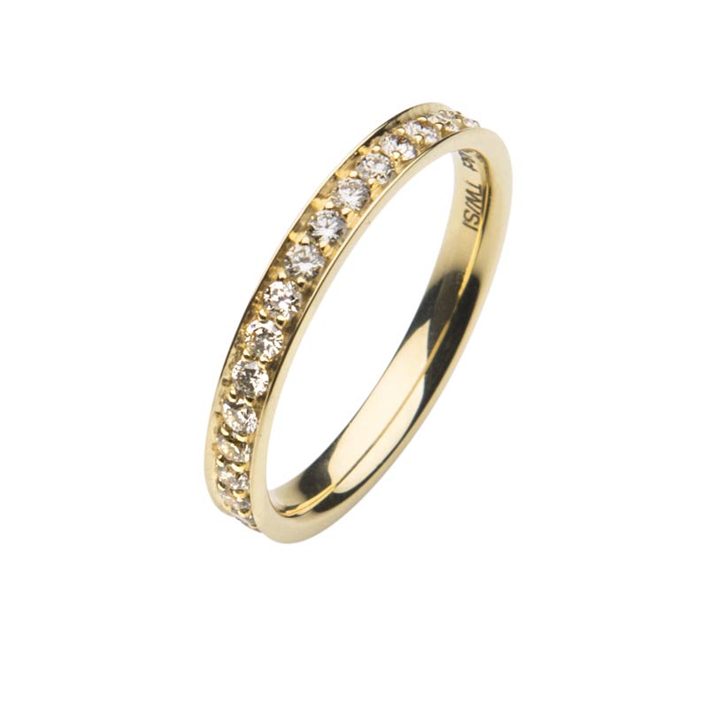 533689-5100-001 | Memoirering Lüneburg 533689 585 Gelbgold, Brillant 0,460 ct H-SI100% Made in Germany   1.878.- EUR   